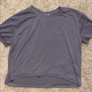 Mesh Lululemon Cropped T Shirt
